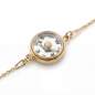 Preview: Kompass Armband gold. Funktionierender Kompass. 925 Sterling vergoldet