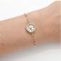 Preview: Kompass Armband gold. Funktionierender Kompass. 925 Sterling vergoldet