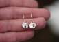 Mobile Preview: Front back sheep earrings. 925 sterling silver dangling earrings