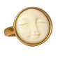 Preview: Mond Gesicht Ring 585 vergoldet