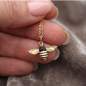 Preview: Bienenkette. 925 Silber vergoldet. Emaille.