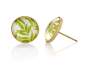 Mobile Preview: leaves stud earrings gold plated sterling