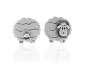 Mobile Preview: Sterling mismatched sheep stud earrings