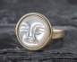 Mobile Preview: Carved Shell Moon Face Ring