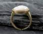 Mobile Preview: Carved Shell Moon Face Ring