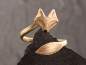 Mobile Preview: Fox Ring Hand-Gilded