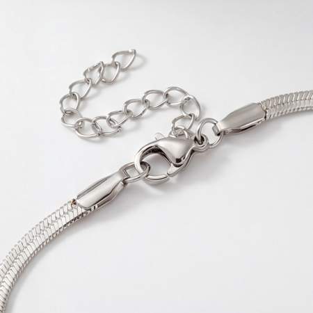 Schneeglöckchen Armband Weisse & Grüne Emaille Edelstahl