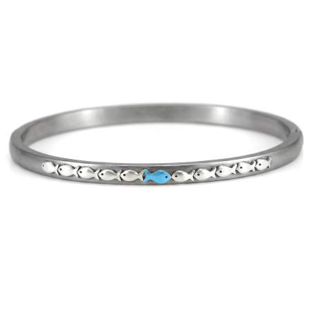 Against the Current Bangle Bracelet