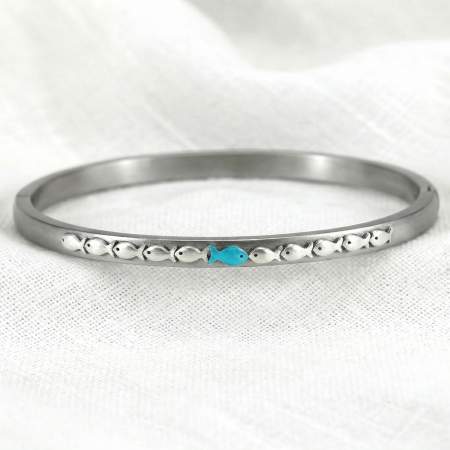 Against the Current Bangle Bracelet