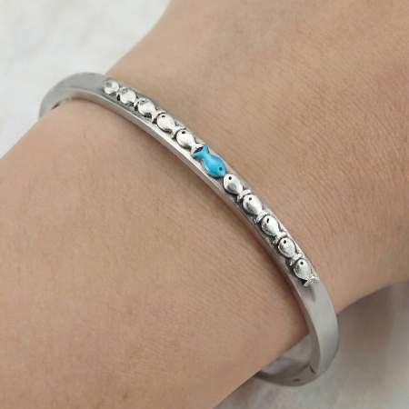 Against the Current Bangle Bracelet