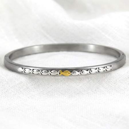 Against the Current Bangle Bracelet