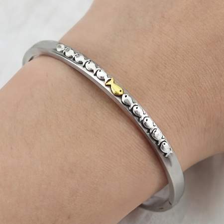 Against the Current Bangle Bracelet