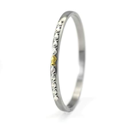 Against the Current Bangle Bracelet