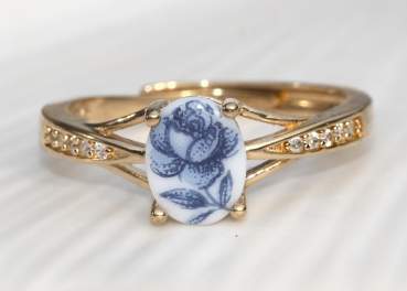 rose ring villa sorgenfrei handmade jewelry engagement ring anniversary gifts best friend gifts bridgerton jewelry vintage ring crystal ring flower ring christmas gift white blue jewellery boho ring