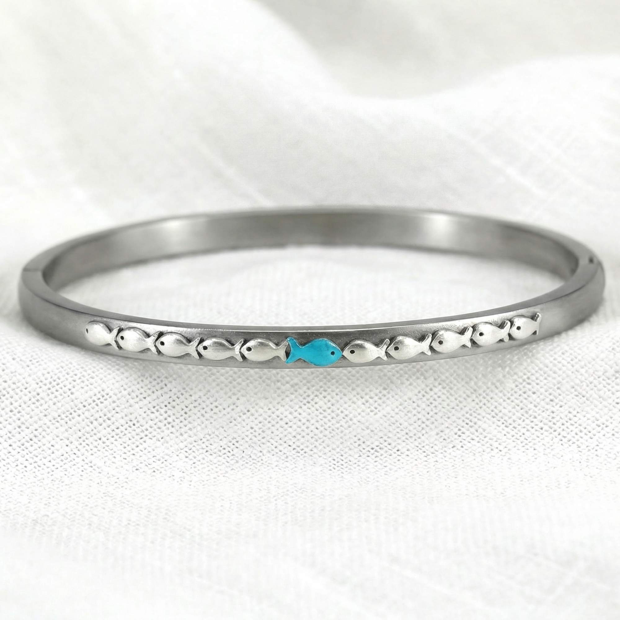 Against the Current Bangle Bracelet