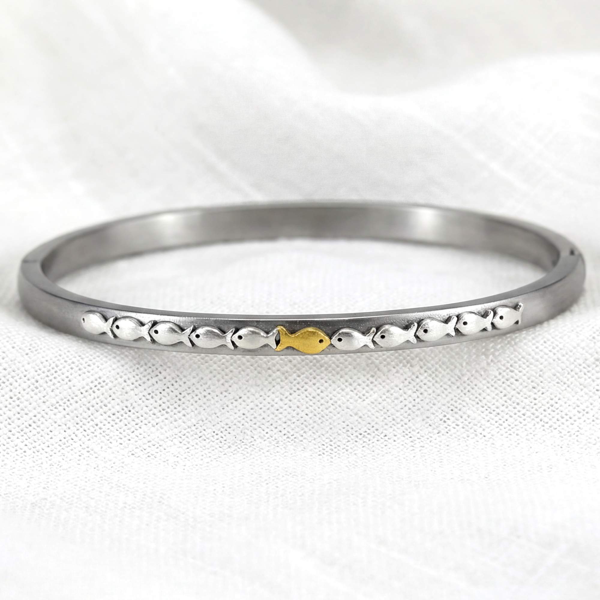 Against the Current Bangle Bracelet