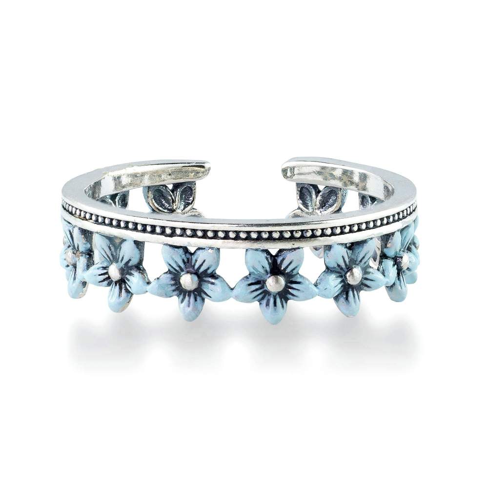 2 Forget me not rings