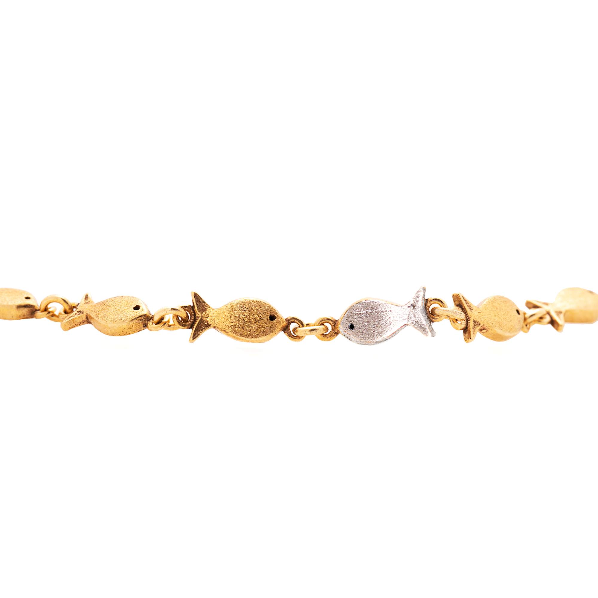 Armband GEGEN DEN STROM. 925 Sterling Silber vergoldet Armband GEGEN DEN STROM. 925 Sterling Silber vergoldet