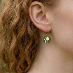 Osterglocken Moos Ohrringe